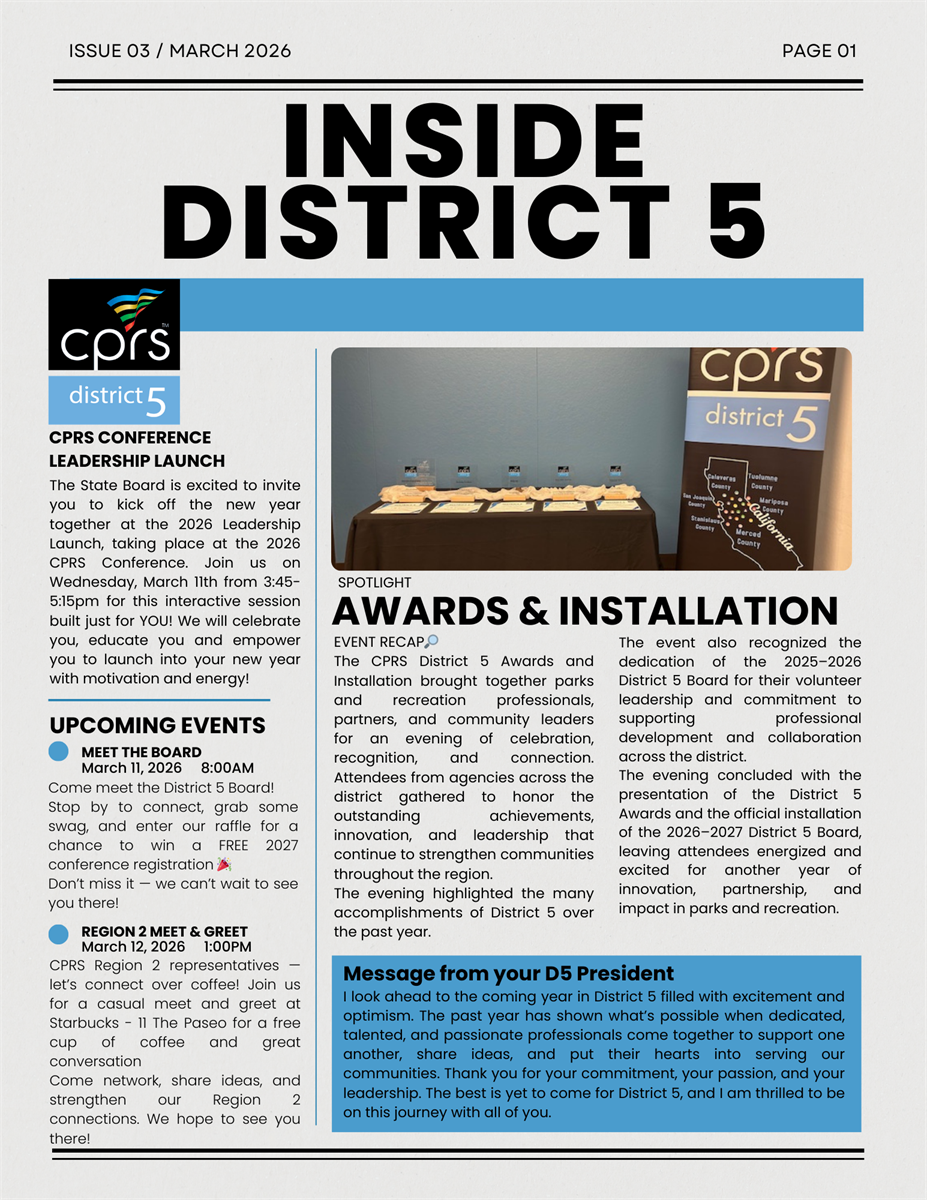 Inside D5 March - Page 1